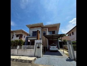 บ้านสวย 2 ชั้น ทำเลดี ขายพร้อมผู้เช่า เฟอร์ครบ กุลพันธ์9 หางดง 