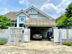 บ้านเดี่ยว ชั้นเดียว บ้านสวนดวงพร บางกรวย พร้อมอยู่ หลังมุม