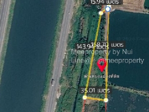 ขายที่ดิน เนื้อที่ 2 ไร่ 27 ตร.ว. #ติดถนนเลียบคลองส่งน้ำสุวรรณภูมิ ถนนเทพารักษ์ กม.19 แยกคลอง 5 ตำบล บางปลา อำเภอบางพลี สมุทรปราการ