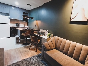 For rent ปล่อยเช่าคอนโด Skyrise Avenue Sukhumvit 64ชั้น 30 วิวโค้งแม่น้ำ