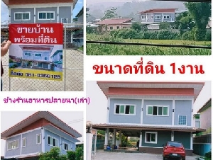 ขายบ้านพร้อมที่ดิน อำเภอแม่สรวย จังหวัดเชียงราย เนื้อที่ 100 ตารางวา