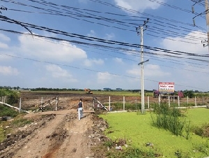 ด่วนขาย ที่ดิน5ไร่3งาน ติดถนน 346 แยกไทรน้อย-บางเลน ใกล้บางบัวทอง  เจ้าของขายเอง