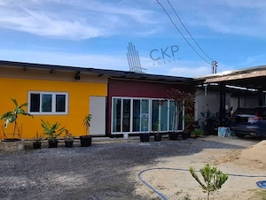 บ้านและที่ดิน โครงการบ้านสวนไม้งาม คลอง 15 พร้อมสวนผสม ระบบสปริงเกอร์รดน้ำ น้ำ-ไฟฟ้าครบ