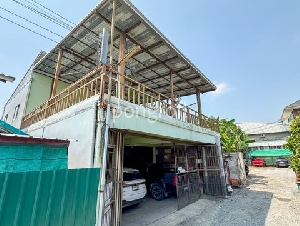 บ้านเดี่ยว 2 ชั้น สร้างเองเต็มพื้นที่ ใกล้วัดลาดปลาดุก บางใหญ่ นนทบุรี