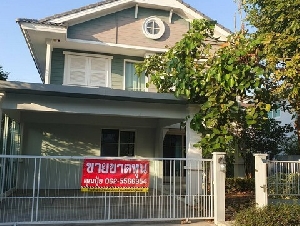 ขายขาดทุนบ้านเดี่ยว2ชั้น หมู่บ้านสีวลี อยุธยา2 (เกาะเรียน) ส่วนกลางมีสระว่ายน้ำ, ฟิตเนต
