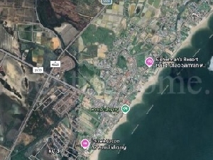 ที่ดินเปล่า 318 ตารางวา ที่สวย ใกล้หาดเจ้าสำราญ เพชรบุรี ทำเลดีมาก
