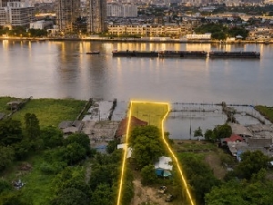 ขายที่ดินริมแม่น้ำเจ้าพระยา ไทรม้า 321 ตรว เหมาะอยู่อาศัย ร้านอาหาร สำนักงานออฟฟิศ