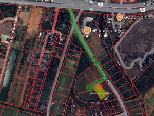 ขายที่ดิน สุวินทวงศ์96 1ไร่ 14ตรว. ที่สวย ถมแล้ว เข้าซอยเพียง 300 เมตร
