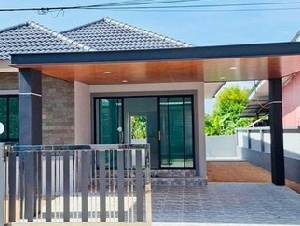 บ้านเดี่ยวชั้นเดียว ตกแต่งครบ พร้อมเฟอร์ ใกล้อ่างเก็บน้ำมาบประชัน พัทยา FP-H02025 