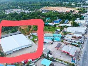 พังงา ให้เช่าโกดัง 3,005 ตร.ม.ตะกั่วทุ่ง  ตลาดโคกกลอย 750 ม. คลังสินค้า ขนาดใหญ่ พร้อมที่จอดรถ  ใกล้ถนนหลัก ชุมชน ตลาดโคกกลอย 750 ม.