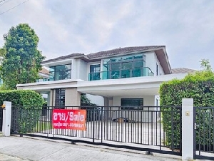 ขายบ้านเดี่ยว The Grand บางนา-วงแหวน บ้านใกล้เมกาบางนา บ้านใกล้สนามบินสุวรรณภูมิ หน้าบ้านวิวสวนร่มรื่น เป็นบ้านใหม่ไม่เคยเข้าอยู่