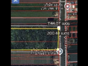 ขายที่ดินหนองเสือปทุมธานี ขายที่ดินคลอง9ปทุมธานี บึงบอน อ.หนองเสือ  จ.ปทุมธานี เนื้อที่ 147-0-20  ไร่
