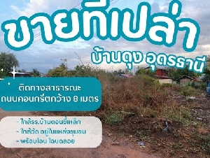 ขายที่ดินเปล่าบ้านดุงอุดรธานี ที่ดินนาคำอุดร ที่ดินหมู่บ้านดอนขี้เหล็ก