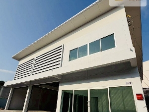 อาคารโกดังพร้อมสำนักงานให้เช่า ขนาด 400 ตร.ม. พระราม 2 บางบอน สร้างใหม่  ทำเลเยี่ยมใกล้แหล่งชุมชน