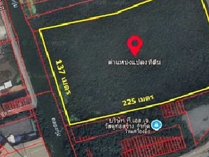ขายที่ดินแปลงใหญ่ ทำเลทอง ผังสีม่วง ติดนิคมโรจนะ1 (ประตูB)