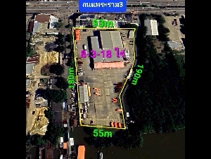 ขายที่ดิน ถนนพระราม3 สาธุประดิษฐ์ เนื้อที่ 8-3-18-ไร่