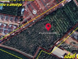 ขายที่ดินแปลงใหญ่ 12 ไร่ ทำเลดี อ.สามพราน จ.นครปฐม 