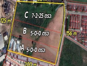 ขายที่ดินศรีราชา ตำบลบึง 17 ไร่ ทำเลดี ใกล้มอเตอร์เวย์ ผังสีส้ม TP-L2396