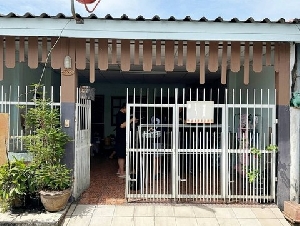 ขายด่วน ทาวน์เฮาส์ชั้นเดียว  ซ.สรงประภา 7 ชุมชนทับแก้วสามัคคี .ใกล้สนามบินดอนเมือง