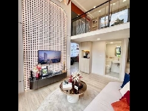 ขายดาวน์ The Origin ปิ่นเกล้า ชั้น24 ห้องสวยพร้อมอยู่ 34.6ตร.ม. 1bed plus Duo Space