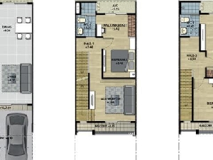 P492 ให้เช่า ทาวน์โฮม บ้านกลางเมือง สุขุมวิท 77 อ่อนนุช 17 บ้านเปล่า