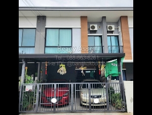 S68-05-01 ขายทาวน์เฮ้าส์ ใกล้ MRTหลักสอง ยูนิโอทาวน์ เพชรเกษม 110 เนื้อที่ 18.5 ตรว 3นอน 2น้ำ จอดรถได้ 2 คัน 