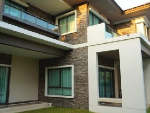 ขายบ้านเดี่ยว2ชั้น 113 ตร.วย่านราชพฤกษ์นนทบุรีปากเกร็ดหมู่บ้านบุราศิริราชพฤกษ์-345