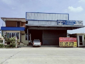 ให้เช่าโกดัง พร้อมสำนักงาน พื้นที่ 359.5 ตร.ม. หนองเพรางาย  ไทรน้อย  นนทบุรี  ถนนเข้า-ออกสะดวก รองรับรถบรรทุก  ZB098