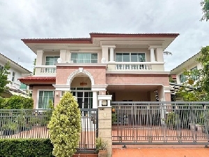 ให้เช่าบ้านเดี่ยว 2 ชั้น 94 ตรว. 4 ห้องนอน หมู่บ้าน นันทวัน สวนหลวง ร.9 ซอยเฉลิมพระเกียรติ 62 เฟอร์พร้อมเข้าอยู่ ใกล้สวนหลวง ร.9
