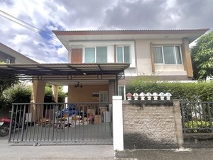 ขายบ้านเดี่ยว โครงการคาซ่า เพรสโต้ ราชพฤกษ์–แจ้งวัฒนะ บ้าน 2 ชั้น สภาพดีมาก ทำเลเงียบสงบ เหมาะสำหรับอยู่อาศัย!