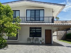 รหัสทรัพย์ R3384 ให้เช่าและขาย บ้านเดี่ยว 2ชั้น หมู่บ้านสุขสรรพ์ 1 ถนนวิภาวดีรังสิต รีโนเวทใหม่ 