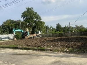 ขายที่ดิน 119.5 ตร.ว. อยู่ใน ม.แฮปปี้เพลสพาร์ค ถ.เจ้าคุณทหาร ลาดกระบัง ใกล้สนามบินสุวรรณภูมิ