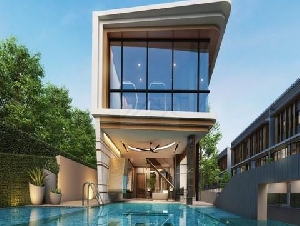 ให้เช่าทาวน์โฮม 3 ชั้น 25 ตร.ว. โครงการไอเจ้นท์ พัฒนาการ ซอยพัฒนาการ 99 ใกล้สวนหลวง ร.9