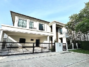  ให้เช่าบ้านเดี่ยว เศรษฐสิริ บางนา สุวรรณภูมิ 4ห้องนอน 5 ห้องน้ำ เฟอร์นิเจอร์และเครื่องใช้ไฟฟ้าครรบ