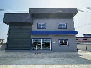 ให้เช่าโกดังพร้อมออฟฟิศ  ซ.บางปลา 2 - ธนสิทธิ์ พื้นที่ใช้สอยรวม 760 ตร.ม. โกดัง 312 ตร.ม.